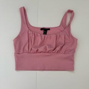Forever 21 Blush Ribbed Tank